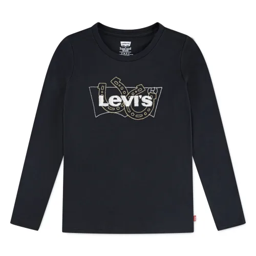 Levi's®, Levi's Langarmshirt - Jet Black 12 Kids