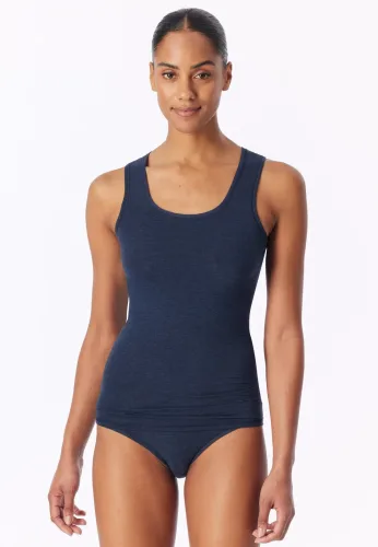 Schiesser - Personal Fit Tanktop, für Damen, Marine, Größe M