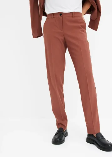 bonprix, bonprix Anzughose Slim fit Passform, mit Stretchanteil, mit Bügelfalte