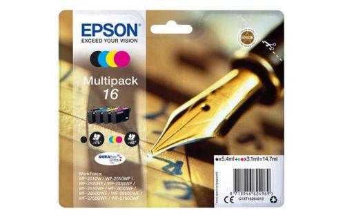 Epson, EPSON Multipack Tinte CMYBK T162640 WF 2010/2540 165/175 Seiten