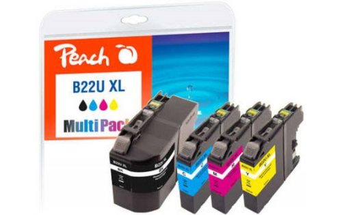 Peach - Tintenset Bher LC-22UXL, One Size