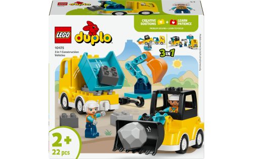 LEGO, LEGO® - 10475 Baufahrzeuge ? 3-in-1-Set, Multicolor