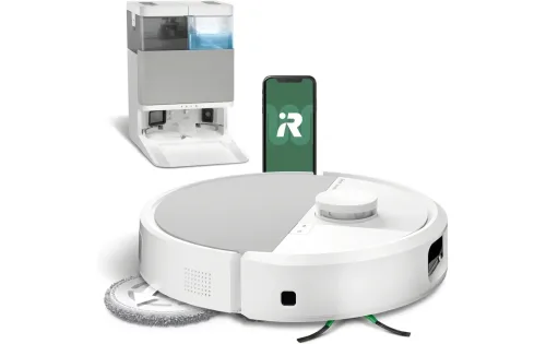 iRobot, iRobot Roomba® Plus 505 Combo Roboter + AutoWash™ Dock Saug- und Wischroboter – Staubsauger Roboter/Saugroboter – weiss