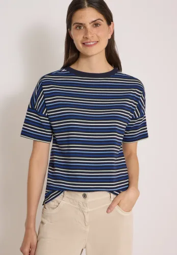 cecil, Cecil T-Shirt Ringelshirt, Baumwolle, Rundhalsausschnitt
