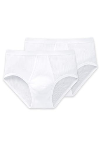 Schiesser - Sportslip Doppelripp, für Herren, Weiss, Größe M
