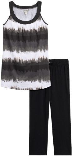 bonprix Jerseykleid Set, 2 tlg. mit Capri-Leggings in 3/4-Länge