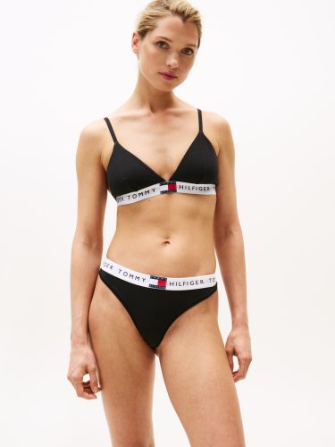 Tommy Hilfiger - String, für Damen, Black, Größe S