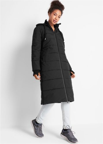bonprix Steppmantel mit Kapuze, Oversize Passform, sportlicher Stil, mit Stehkragen