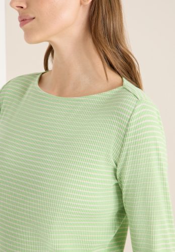 Cecil Langarmshirt mit Streifen-Muster