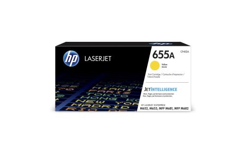 HP, HP Toner-Modul 655A yellow CF452A CLJ Enterprise M652 10'500 S.