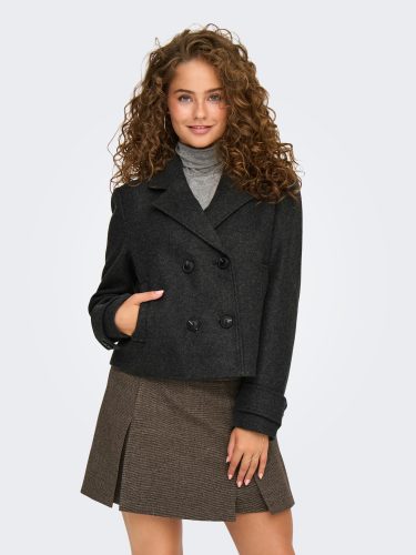 Only - Mantel, für Damen, Dunkelgrau, Größe M