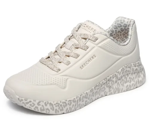 Skechers, Skechers Sneaker "UNO LITE-SUBTLE PRINTS" Halbschuh, Schnürschuh, Freizeitschuh mit gemusterter Sohle