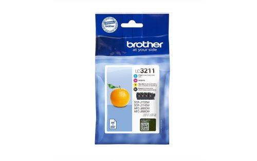 Brother, BROTHER Valuepack Tinte CMYBK LC-3211VAL DCP-J774DWW 200 Seiten