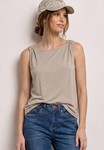 STREET ONE Shirttop mit Schnallen Detail