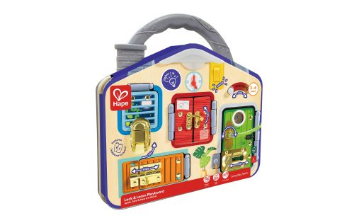 Hape, Spieletafel Schloss, Schlüssel Multicolor