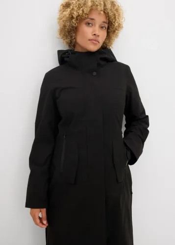 bonprix, bonprix Regen-Kurzmantelschwarz 52Damen