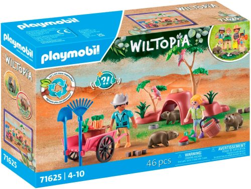 PLAYMOBIL, 71625 Wiltopia Wombat Unterschlupf, Konstruktionsspielzeug