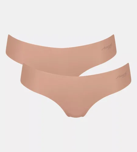Sloggi, Sloggi - Duopack, String, für Damen, Taupe, Größe L