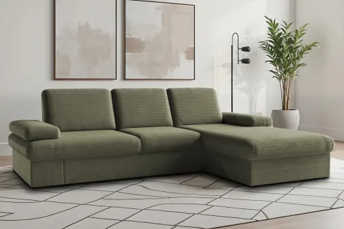 Sit & More, sit&more Ecksofa "Moreno L-Form, B: 247 cm" mit Armteilverstellung, optional Bettfunktion