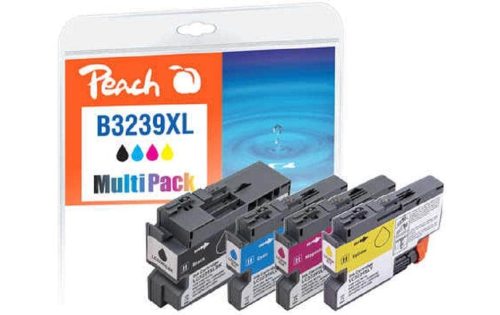 Peach - Tinte Bher LC-3239XL BK, C, M, Y, One Size