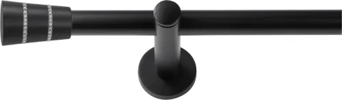 Sn Deco Group, SN DECO GROUP Gardinenstange "Gardinenstange Rennes Ø 19 mm, 1-läufig, Fixmass, verschraubt" Ø 19 mm Fixmass;kürzbar
