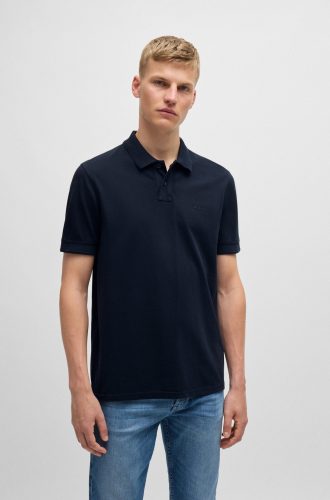BOSS ORANGE - Poloshirt, kurzarm, für Herren, Marine, Größe S
