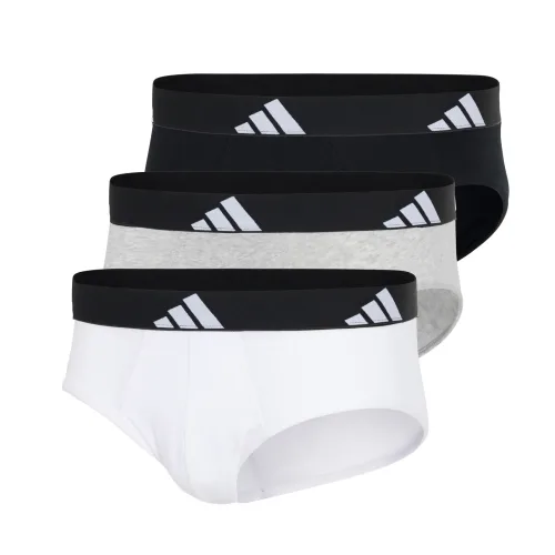 adidas - Slip  3er Pack Stretch, M, Mediumgrau