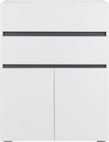HOME AFFAIRE, Home affaire Midischrank »Wisla«, platzsparend, 2 Schubkästen, Höhe 98 cm
