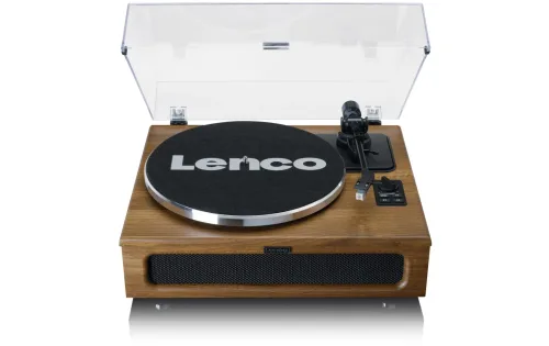 Lenco, Lenco - Plattenspieler LS-410WA Schwarz, Braun