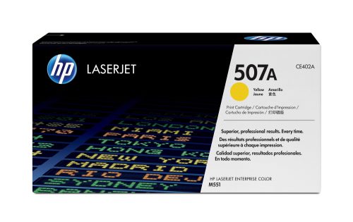 HP, HP Toner-Modul 507A yellow CE402A LJ Enterprise 500 Col. 6000 S.