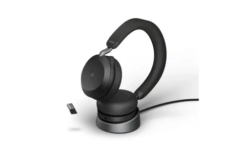 Jabra, Jabra Headset "Evolve2 75 Duo MS" Active Noise Cancelling (ANC)