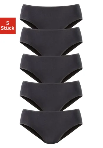 petite fleur Jazz-Pants Slips 5er-Pack, aus elastischer Baumwoll-Qualität