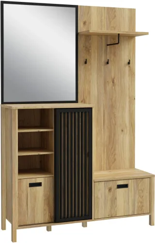 CONFORAMA, Garderobe SAKURA 132x40.2x200.3cm eiche