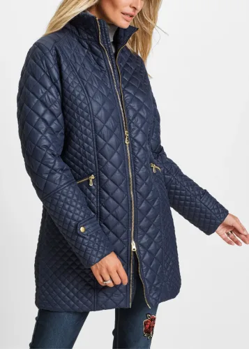 bonprix, bonprix Kurz-Steppmantelblau 50Damen