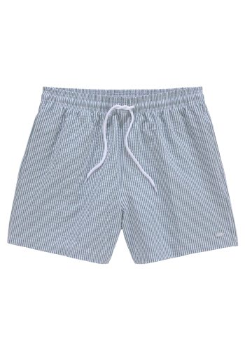 Venice Beach Badeshorts mit Seersucker-Effekt