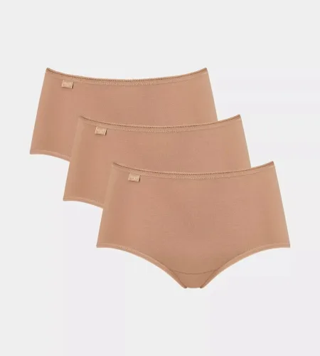 Sloggi - Slip  3er Pack Stretch, 48, Nude