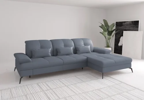 Sit & More, sit&more Ecksofa "Amica, L-Form, inkl. Sitztiefenverstellung & Armteilverstellung" wahlweise mit Bettfunktion, Bettkasten und Kopfteilverstellung