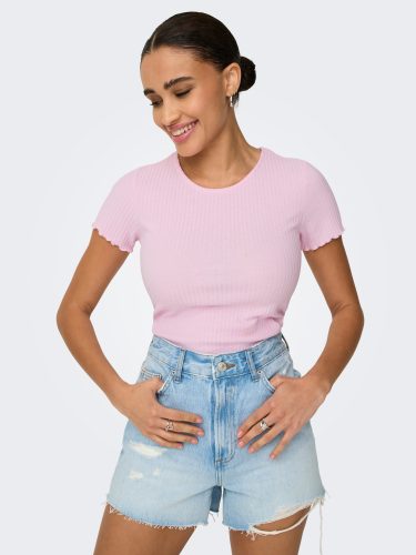 Only - T-Shirt, für Damen, Pink, Größe XS