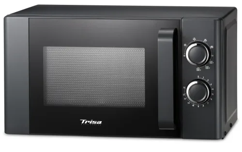 Trisa - Mikrowelle mit Grill Micro Grill, Schwarz, 20 L