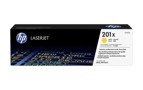 HEWLETT PACKARD, HEWLETT PACKARD - HP Toner-Modul 201X yellow CF402X CLJ Pro M252/MFP277 2300 S., One Size