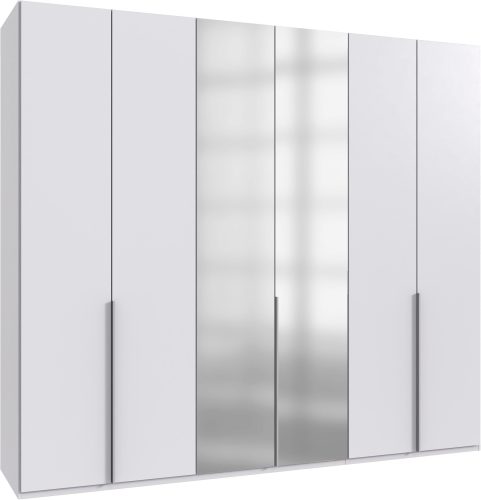 Wimex, Wimex Kleiderschrank »Mugano,in 8 Breiten,3 Höhen,2 Tiefen, viele Farben, Made in Germany«, (in Basic oder Premium Ausstattung mit 2 weiteren Einlegeböden), mit langen oder kurzen Griffen aus Metall, mit oder ohne Spiegel