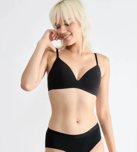 Sloggi, Sloggi - Go Casual Bralette BH, für Damen, Schwarz, Größe L