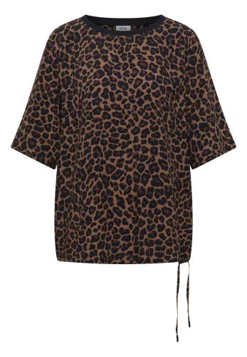cecil, Kurzarm Blusenshirt mit Leo