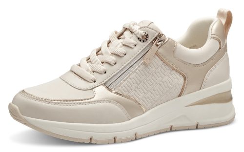 Tamaris Keilsneaker, Freizeitschuh, Halbschuh, Schnürschuh mit Aussenreissverschluss