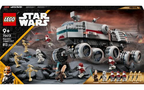 LEGO, LEGO® Spielbausteine »LEGO® Star Wars Republikanischer Juggernaut 75413«, (813 St.)