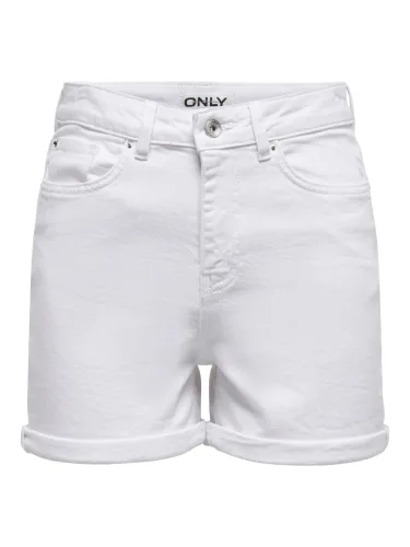 Only, Only Josephine Jeansshorts - White L Damen