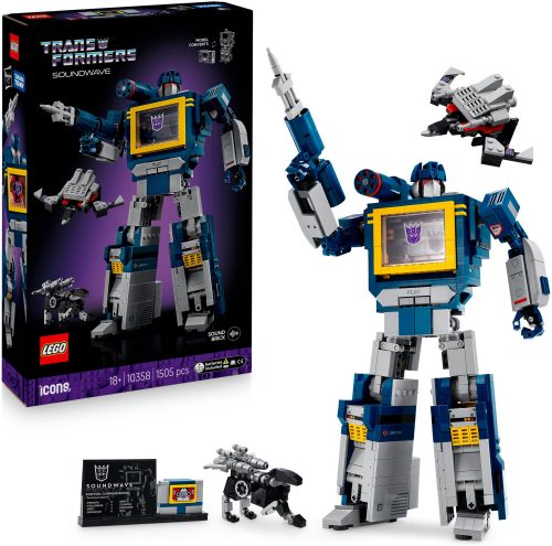 LEGO® Konstruktionsspielsteine »Icons Transformers: Soundwave 10358«