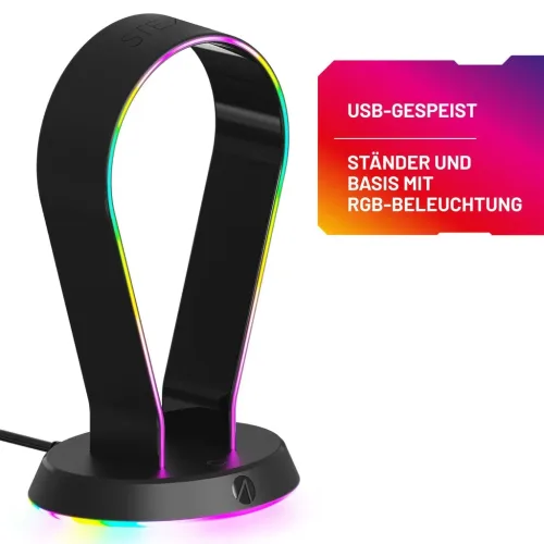Stealth, STEALTH Light Up - Gaming Headset Stand (Schwarz)
