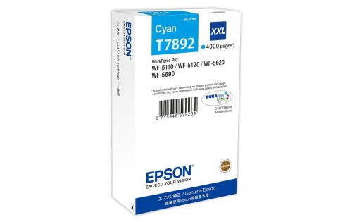 Epson, EPSON Tintenpatrone XXL cyan T789240 WF 5110/5620 4000 Seiten