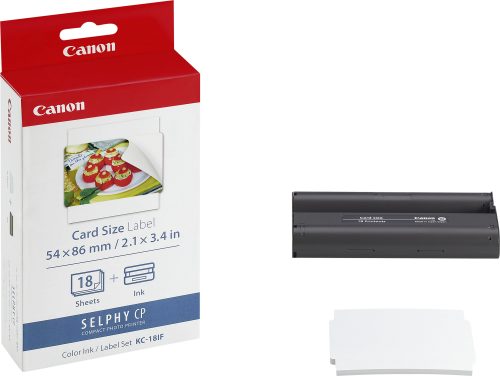 Canon, CANON Farbtinte/Kleberset 8,6x5,4cm KC18IF CP 100 18 Blatt
